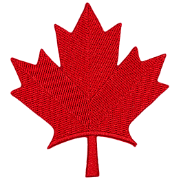 A red maple leaf.