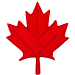 A red maple leaf.