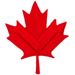 A red maple leaf.