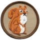 Squirrel - Brown (Iron-On)