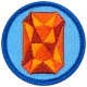 Orange Sapphire (Iron On)