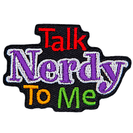 The words Talk Nerdy To Me clustered together.