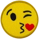 Emoji Blowing A Kiss (Iron-On)