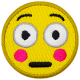 Emoji Embarrassed (Iron-On)