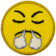 Emoji Frustrated (Iron-On)