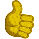 This patch is a yellow thumbs-up.