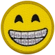 Emoji Smile Braces (Iron-On)  