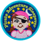 Pirate Adventure Sleepover Girl (Iron-On)