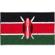 Kenya Flag (Iron-On)