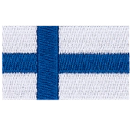 The flag of Finland.