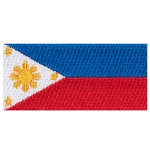 The flag of the Philippines.