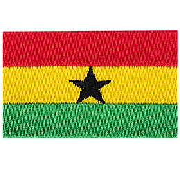 The flag of Ghana.