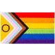Progress Pride Flag Patch (Iron-On)  