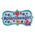 The words #planlikeagirl are surrounded by doodles.