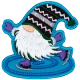 Gnome with Skates (Iron-On)