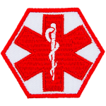 The red medical alert symbol.