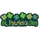 St. Patrick Day Green Shamrock (Iron-On)
