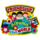 Friendship Around The World (Iron-On)