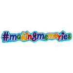 The patch reads Hashtag Making Memories in a fun rainbow font.