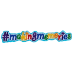 The patch reads Hashtag Making Memories in a fun rainbow font.