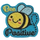 Kawaii Bee Positive (Iron-On)  