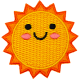 Kawaii Sun (Iron-On)