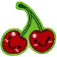 Kawaii Cherries (Iron-On)