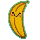 Kawaii Banana (Iron-On)