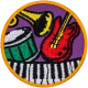 Musical Instruments (Iron-On)