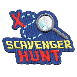 A magnifying glass next to the words Scavenger Hunt.