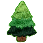 A tiny tree with green leaves.