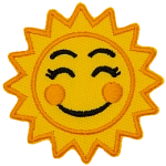 This spiky ball of sunshine has a great big smile on its face.