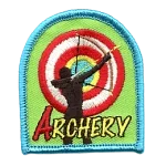 The word Archery beneath a figure shooting an arrow.