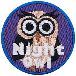 A white owl with black wings and the words Night Owl at the bottom.