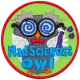 Mad Scientist Owl (Iron-On)