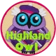 Highland Owl (Iron-On)