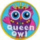 Queen Owl (Iron-On) 