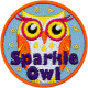 Sparkle Owl - Metallic (Iron-On)