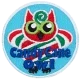 Candy Cane Owl (Iron-On)