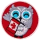 Canada Day Owl (Iron-On)