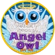 Angel Owl - Metallic (Iron-On)