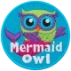 Mermaid Owl (Iron-On)  