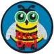 Bee Owl (Iron-On)