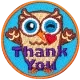 Thank You Owl (Iron-On)