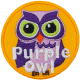 Purple Owl (Iron-On)