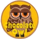 Chocolate Owl (Iron-On)