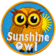 Sunshine Owl (Iron-On)