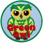 A green owl.