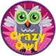 Crazy Owl (Iron-On)
