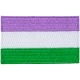 Gender Queer Pride Flag Patch (Iron-On)